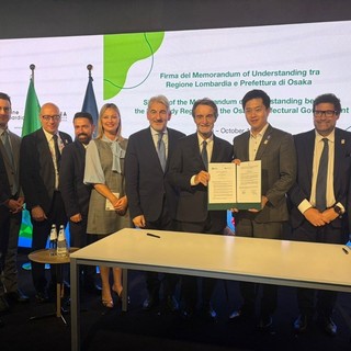 Lombardia a Expo Osaka, firmato memorandum per gli scambi commerciali