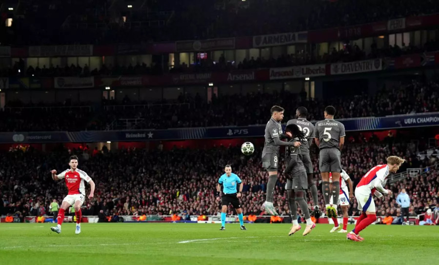 Doppietta Rice e gol di Merino, l’Arsenal travolge il Real 3-0