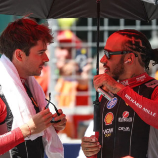 In Azerbaijan doppietta Ferrari nelle FP2, Hamilton precede Leclerc