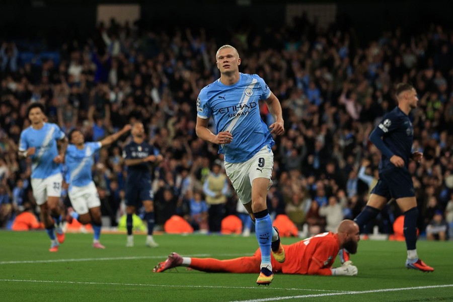 Il Napoli piegato da Haaland e Doku, 2-0 per il City