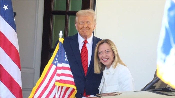 Meloni a Washington da Trump “Italia e Usa economia interconnesse”